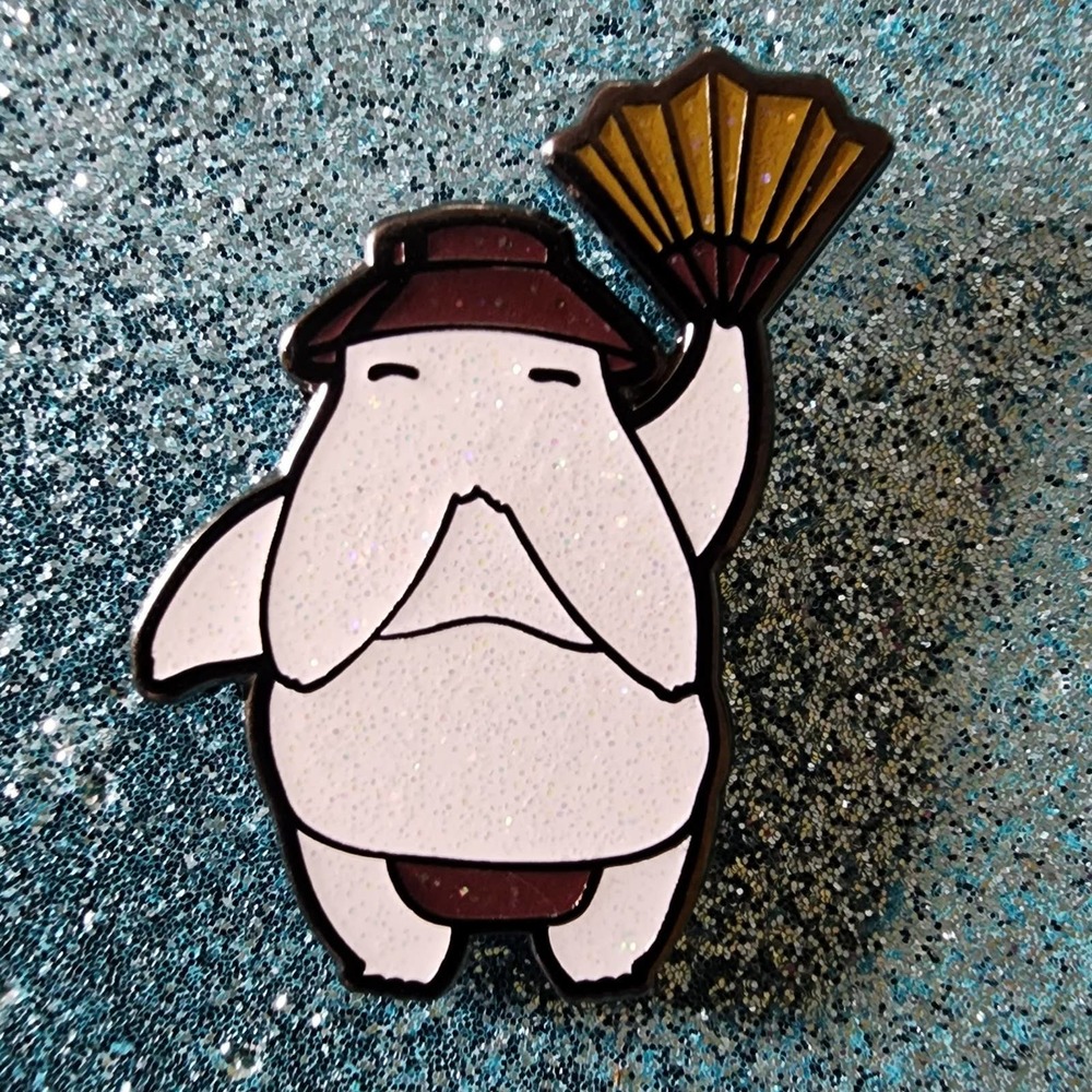 3/$20 Glitter Radish Spirit Bathhouse Spirited Away Studio Ghibli Enamel Pin